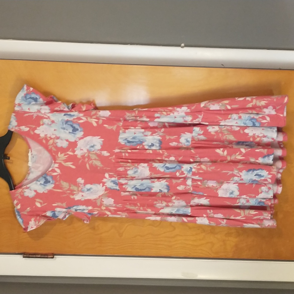 Floral tiered dress